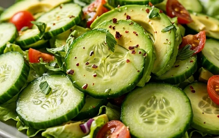 Cucumber Avocado Salad
