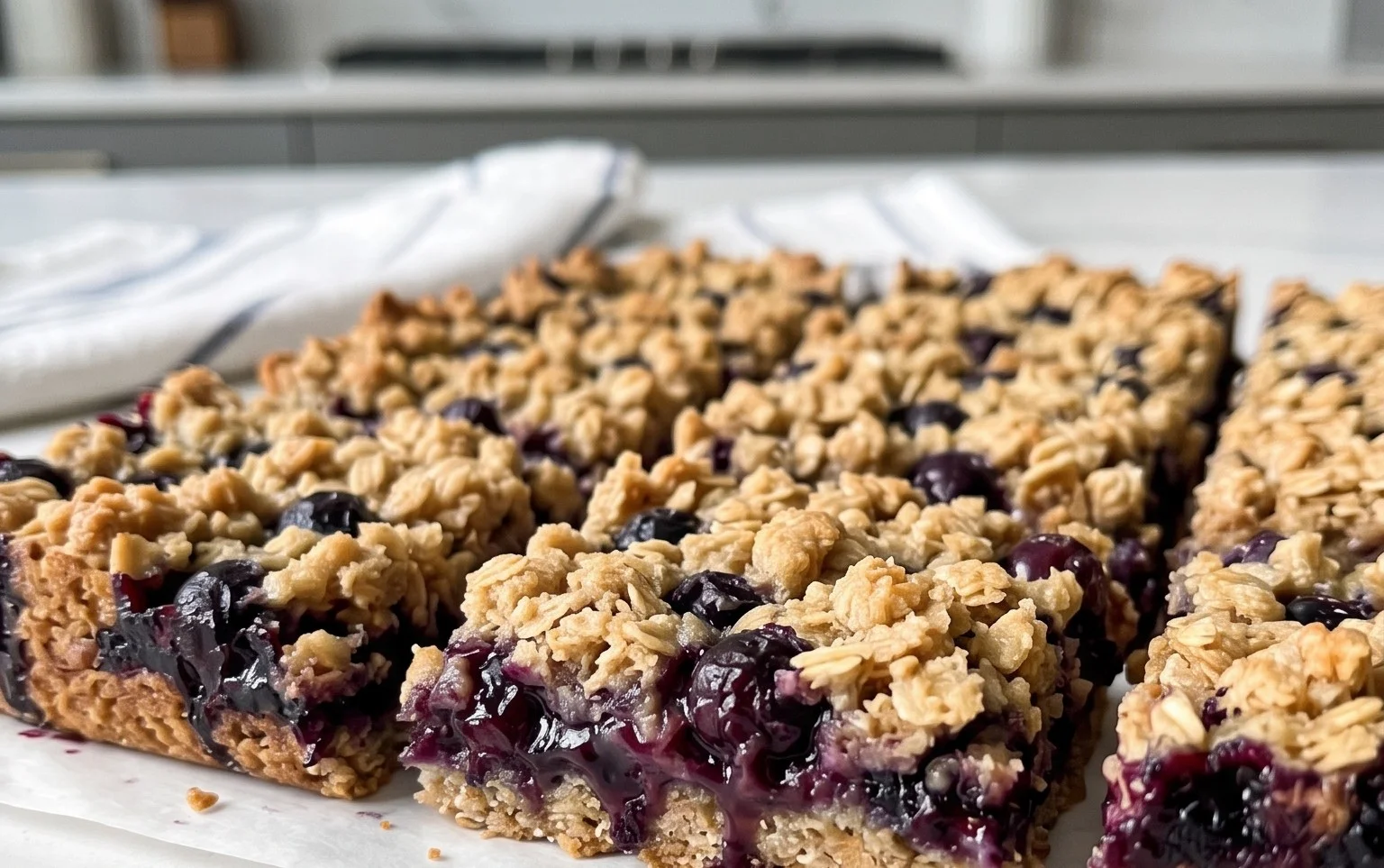 Blueberry Oatmeal Bars