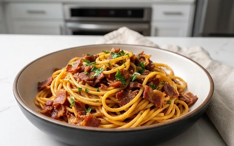 Beef Bacon Pasta