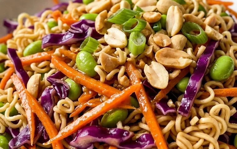 Crunchy Asian Ramen Noodle Salad Recipe