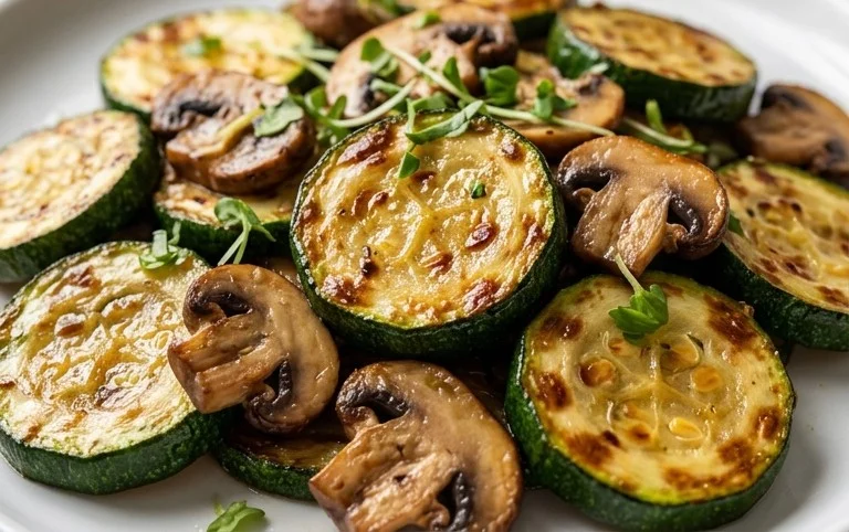 Skillet Zucchini and Mushrooms