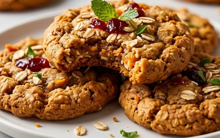 Sweet Potato Oatmeal Cookies