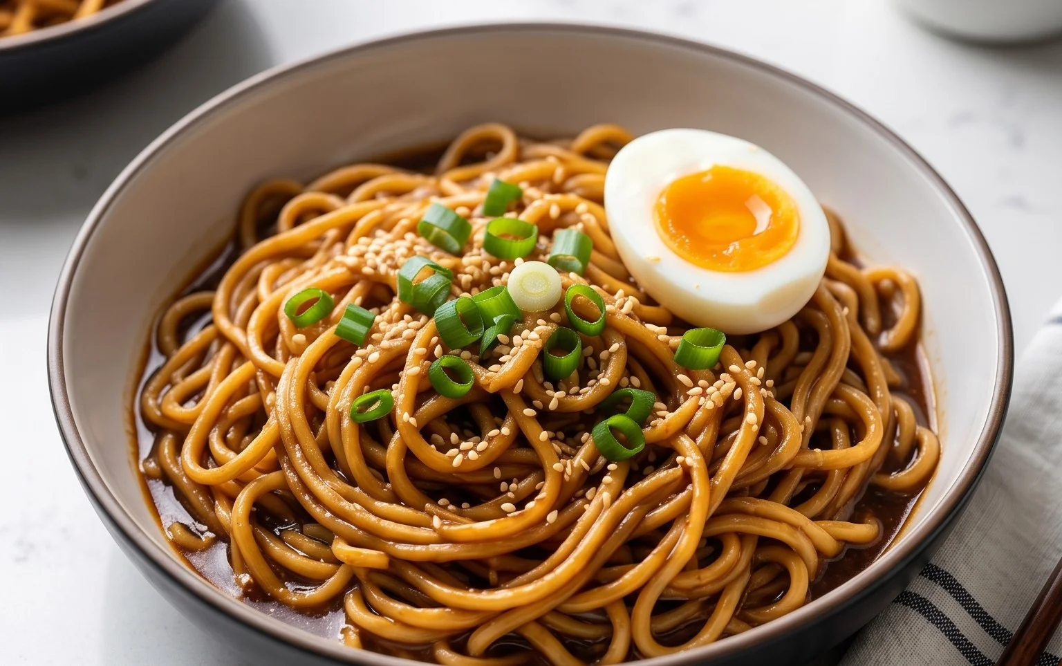 Easy Saucy Ramen Noodles