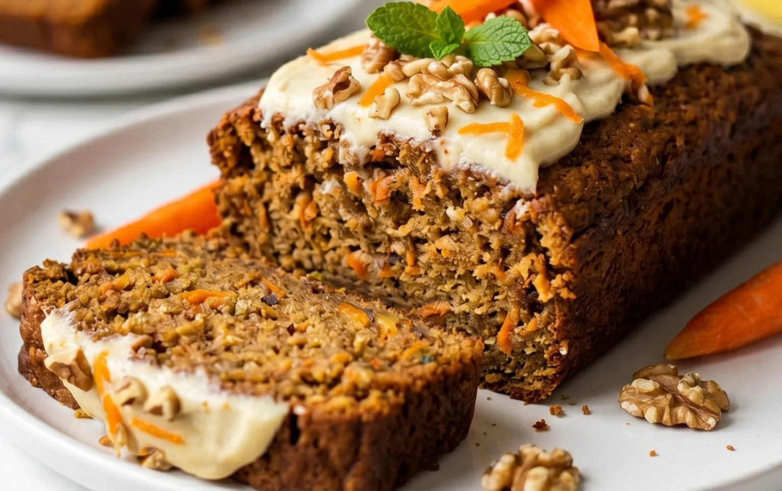 Dairy Free Carrot Cake Banana Bread