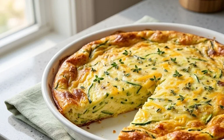 Crustless Zucchini Quiche Recipe