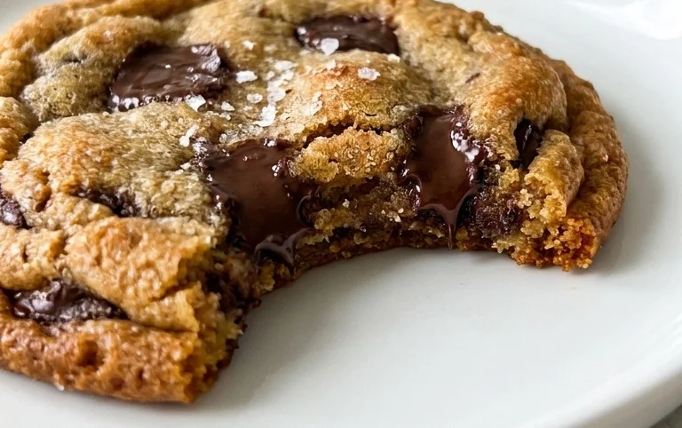 Crispy and Chewy Chocolate Chip Cookies