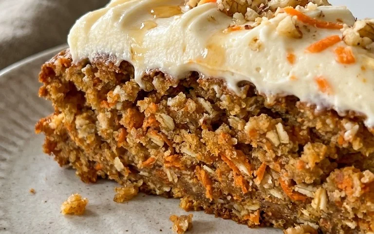 Easy Flourless Oatmeal Carrot Cake Recipe