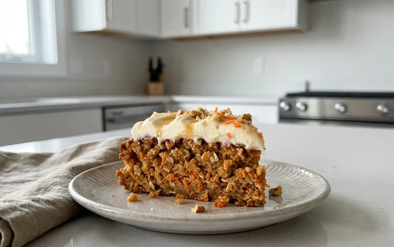 Easy Flourless Oatmeal Carrot Cake Recipe
