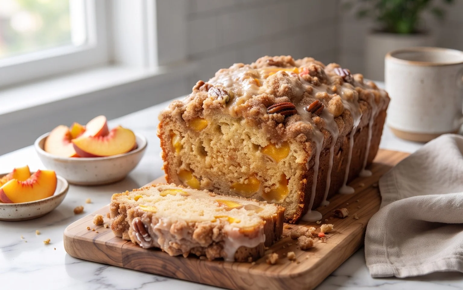 Southern Peach Bread
