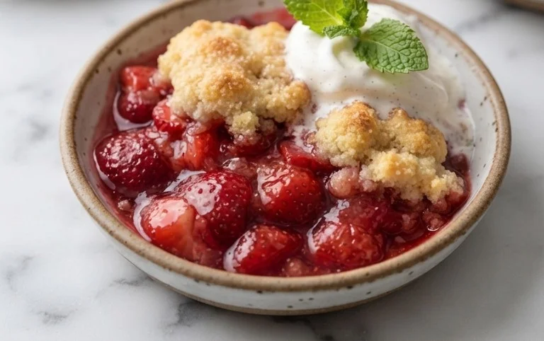 Strawberry Cobbler