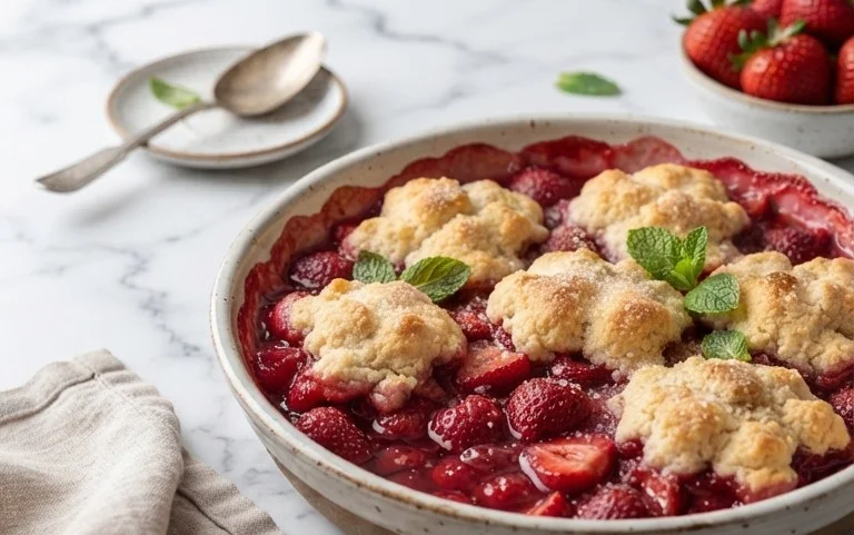 Strawberry Cobbler