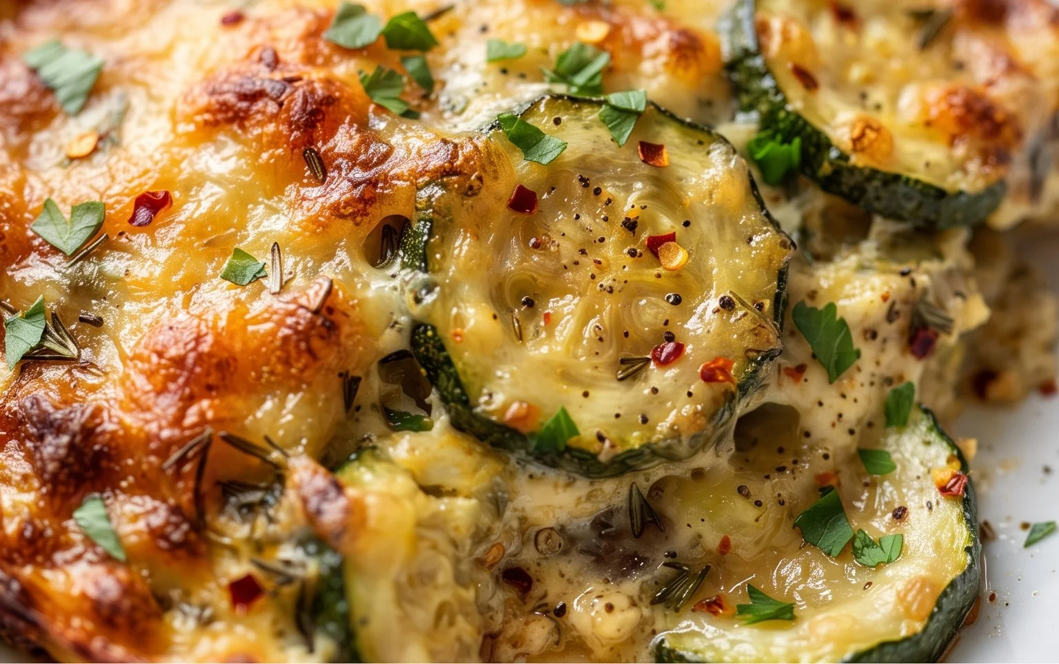 Baked Zucchini and Cheese