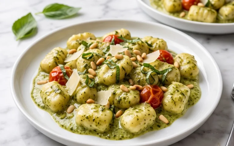 Creamy Pesto Gnocchi