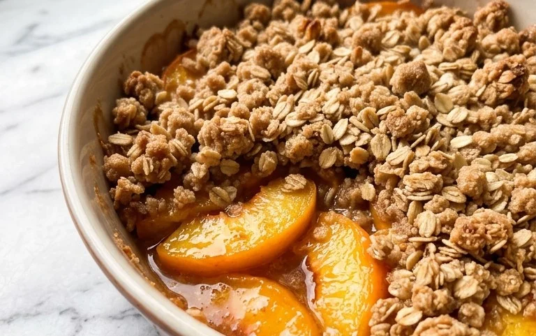Fresh Peach Crisp Recipe