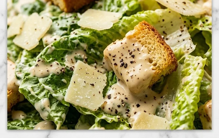 Caesar Salad Dressing (Classic, Creamy & 5 Minutes) 🥗