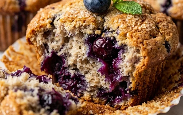 Homemade Blueberry Muffins
