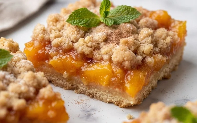 Fresh Peach Crum extractb Bars