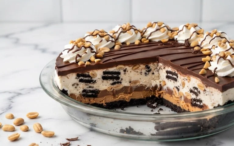 Buster Bar Ice Cream Cake