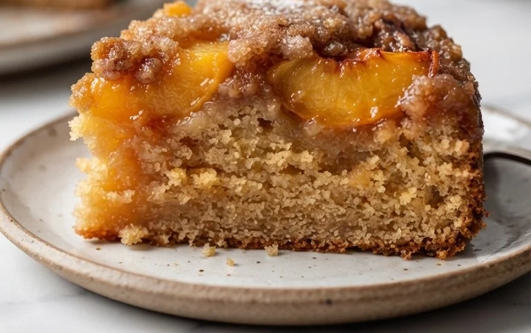 Brown Sugar Peach Cake