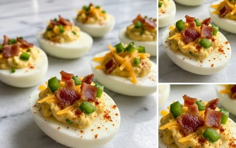 Jalapeno Popper Deviled Eggs