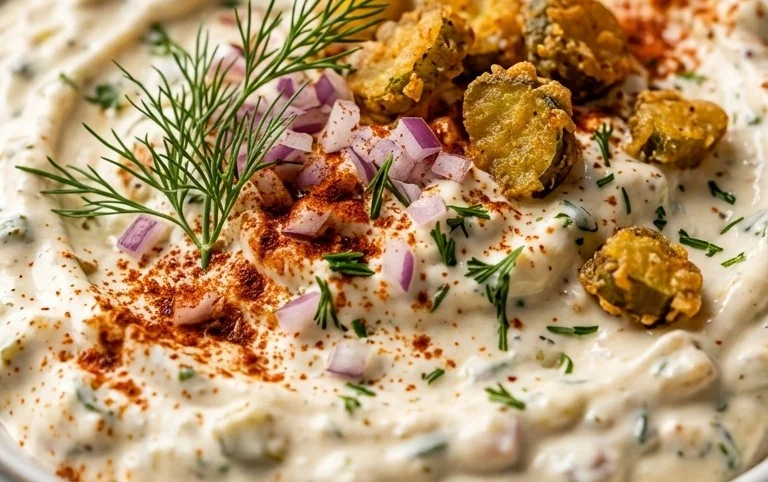 Easy Fried Pickle Dip (Dairy-Free Option)