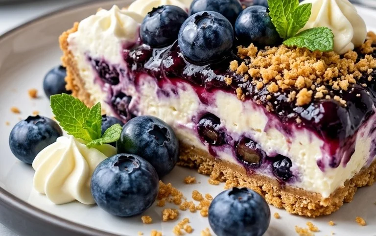No-Bake Blueberry Yum Yum