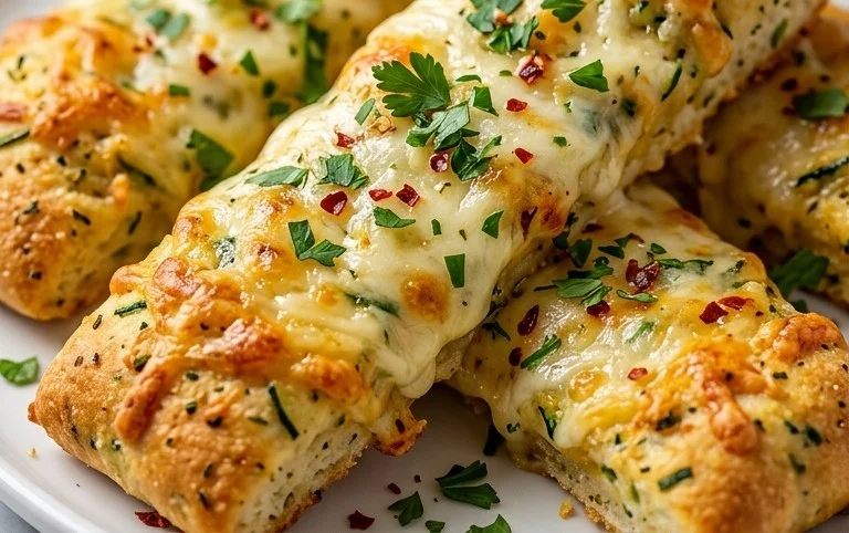 Cheesy Zucchini Breadsticks