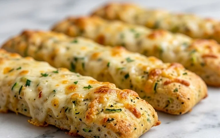 Cheesy Zucchini Breadsticks