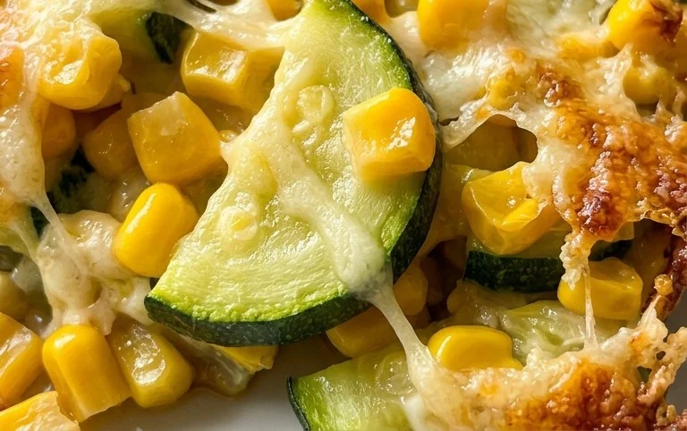Zucchini Corn Parmesan Bake Recipe