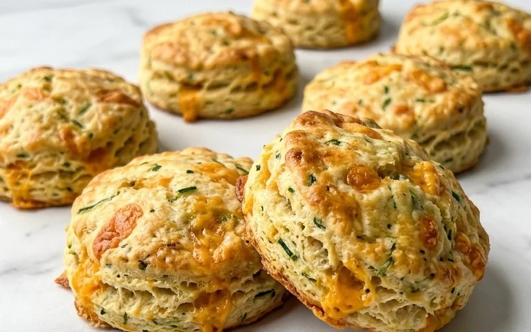Zucchini Cheddar Biscuits