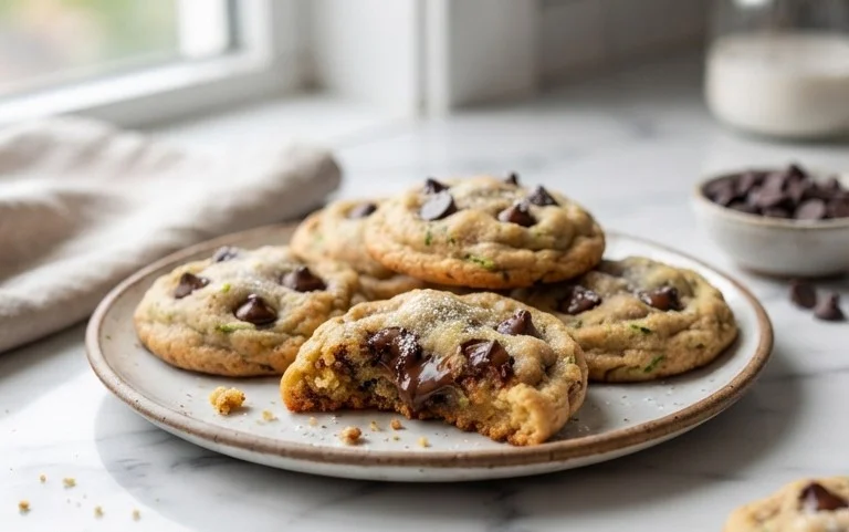 Soft Zucchini Cookies with Chocolate Chips