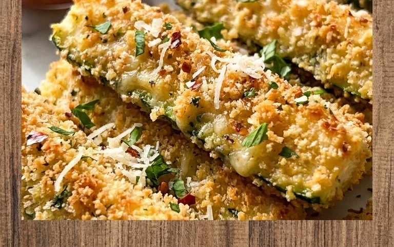 Baked Zucchini Sticks (Oven or Air Fryer)
