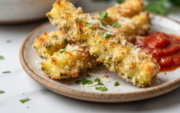 Baked Parmesan Zucchini Fries