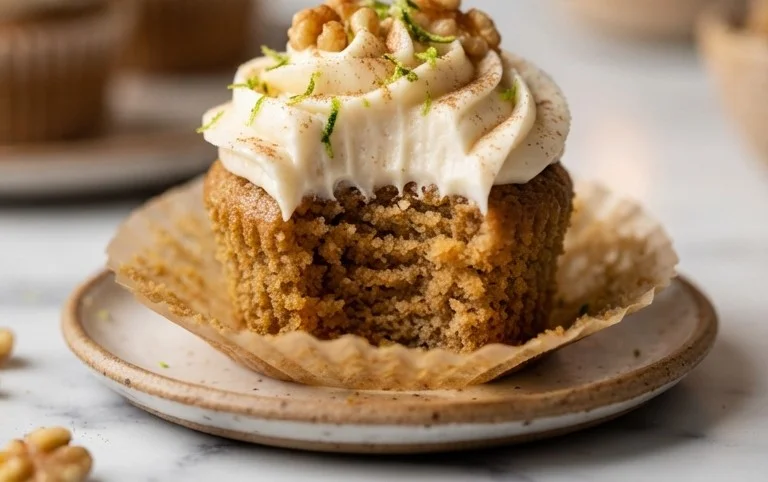 Zucchini Cupcakes with Cream Cheese Frosting