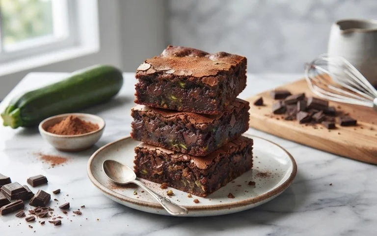 Secretly Healthy Zucchini Brownies