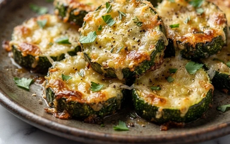 Oven Roasted Parmesan Zucchini