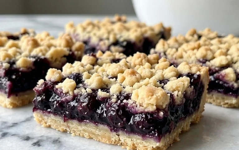 Easy Blueberry Pie Bars